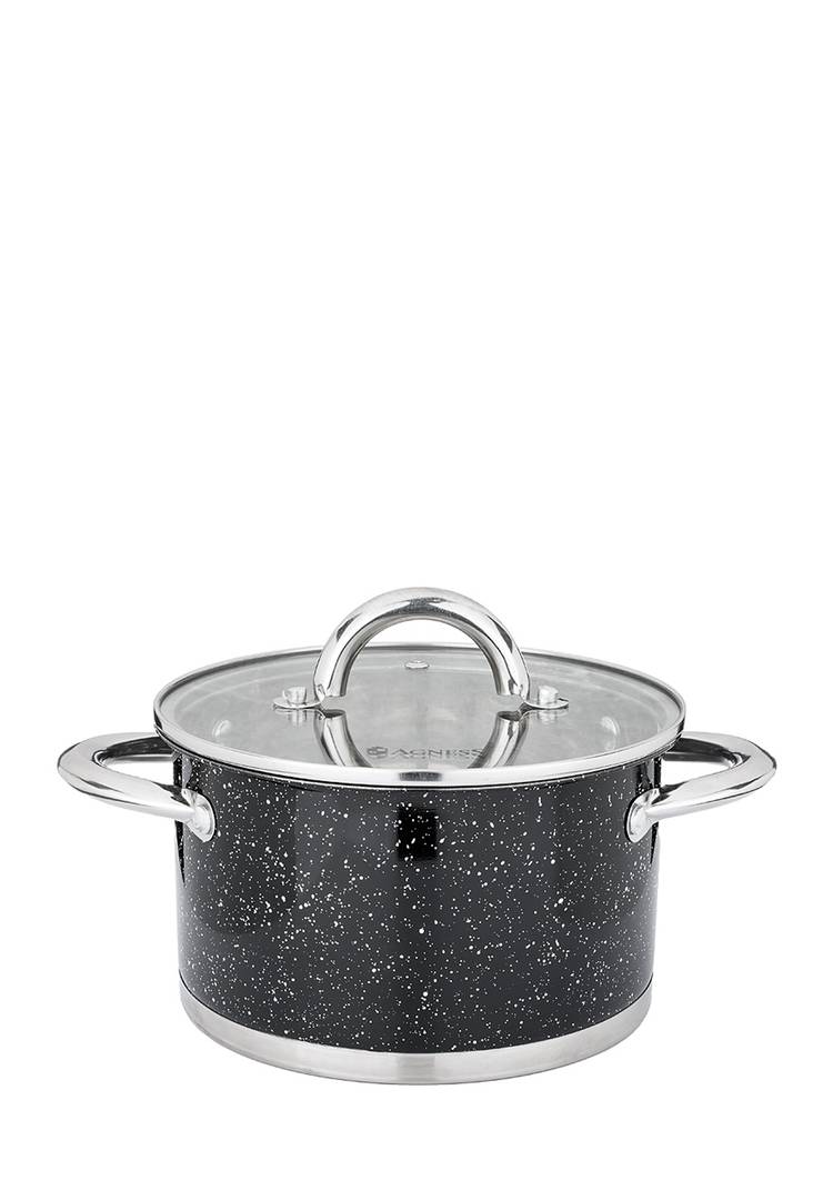 Кастрюля со стеклянной крышкой серия Мрамор шир.  750, рис. 3