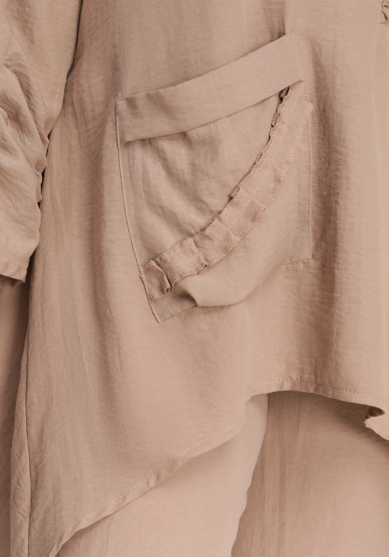 Костюм-двойка: удлиненная блуза и брюки, размер 50, цвет индиго - фото 10