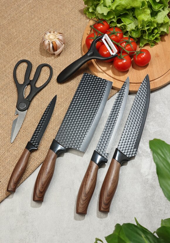 Набор кухонных ножей Иксан от Леомакс шир.  580, рис. 1