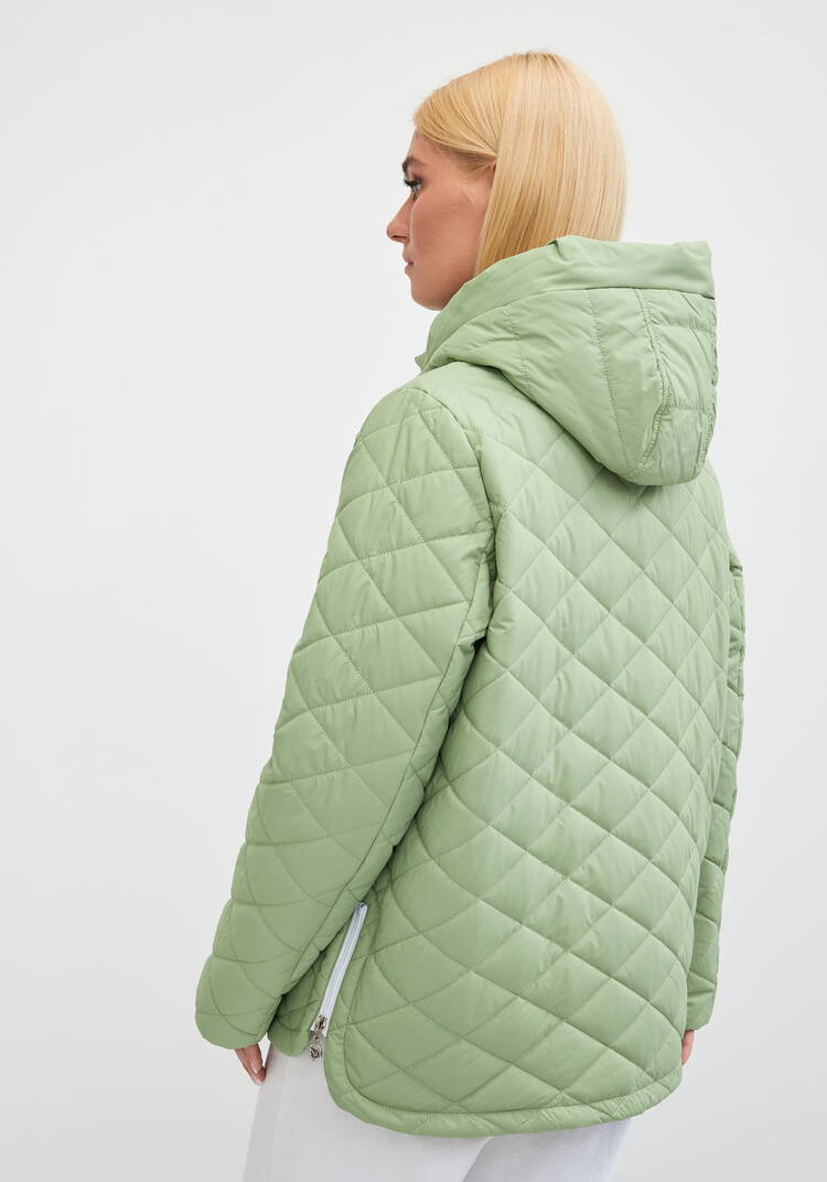 Куртка с контрастной молнией Вероника шир.  750, рис. 23