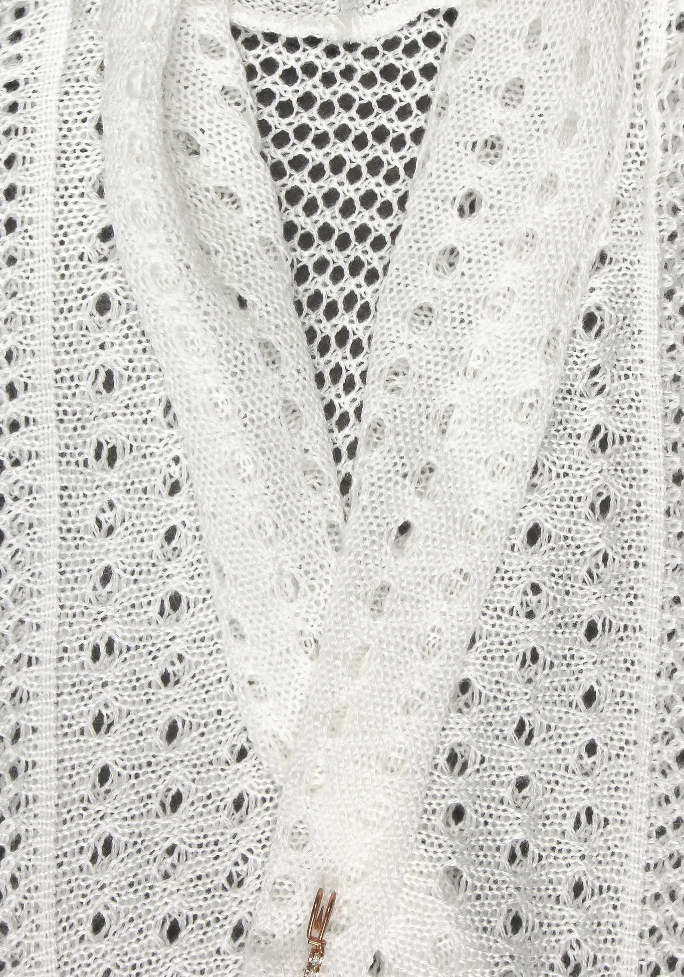 Кардиган из хлопка «Нежность» LORICCI, размер 54, цвет терракотовый - фото 8