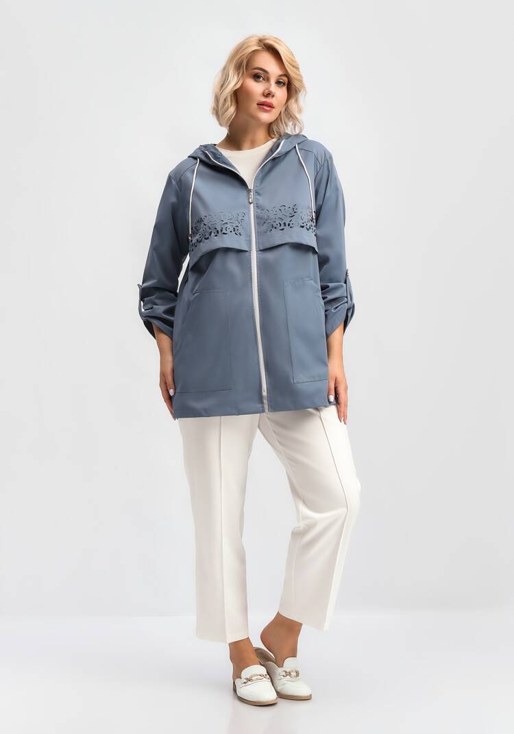 Ветровка с ажурной кокеткой шир.  750, рис. 48