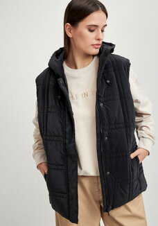 Жилет стеганый метализированный