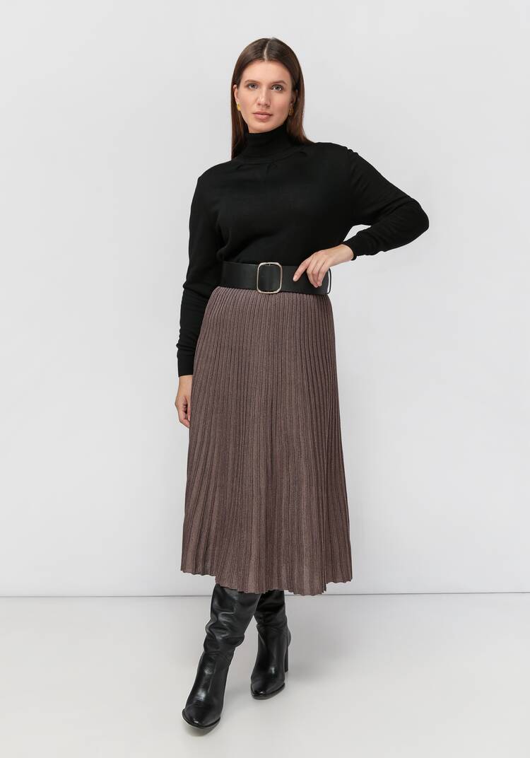 Юбка миди с метанитью шир.  750, рис. 15