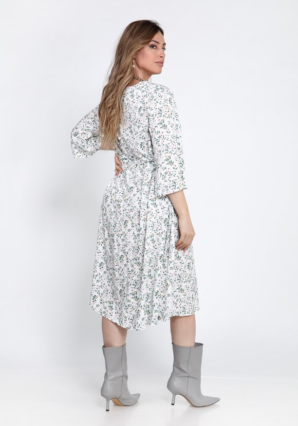 Платье с принтом мильфлер шир.  580, рис. 6