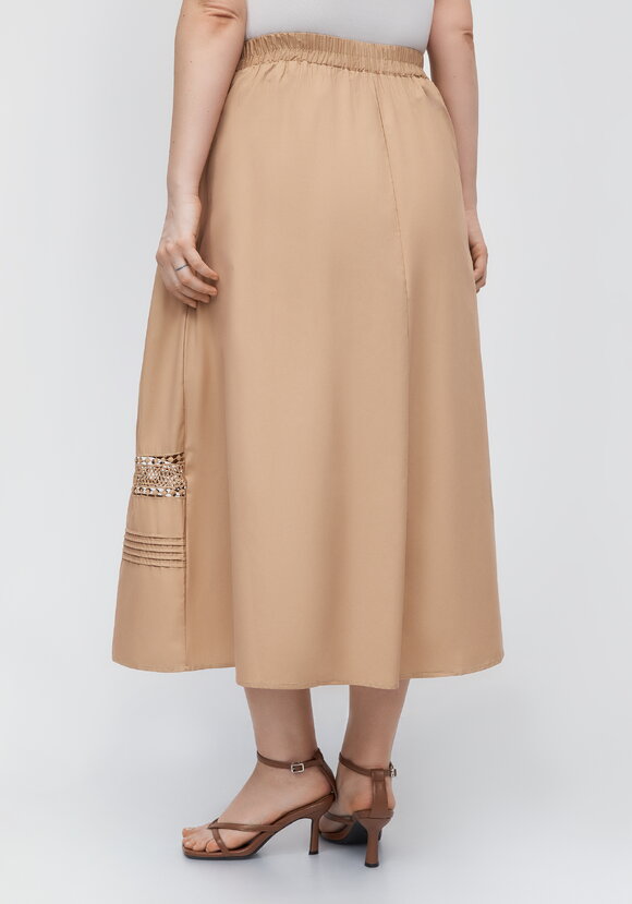 Юбка свободного кроя с кружевом шир.  580, рис. 16