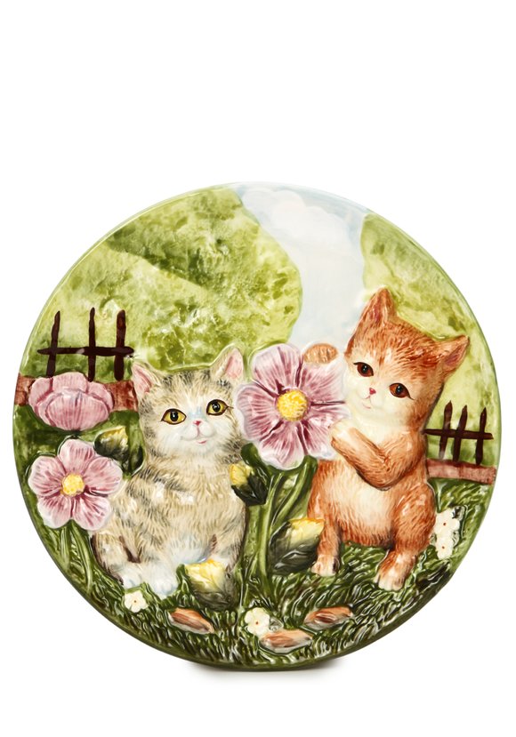 Тарелка настенная Котики шир.  580, рис. 6