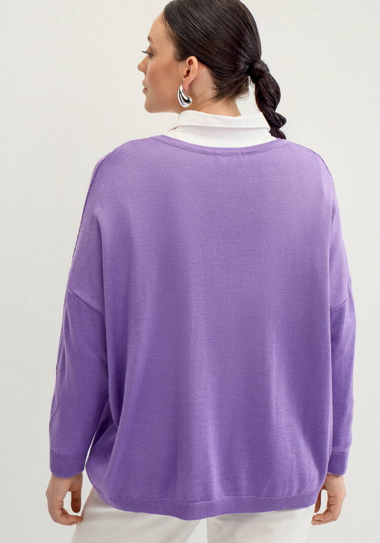 Джемпер женский свободного облегания шир.  750, рис. 16