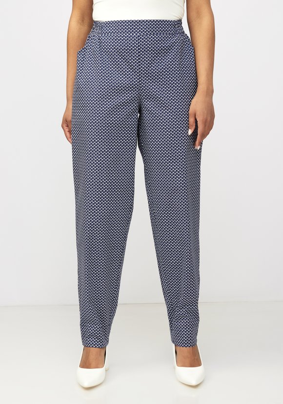 Хлопковые брюки Бернадет шир.  580, рис. 4