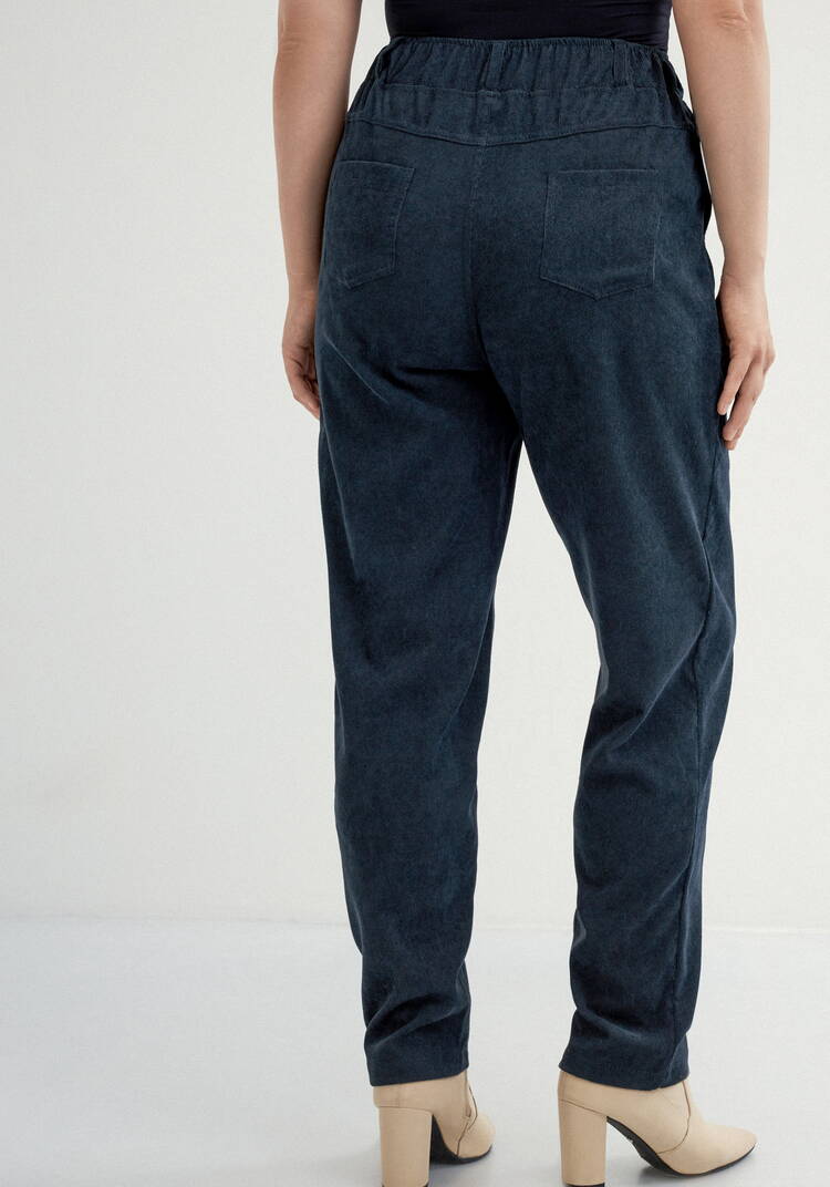 Брюки из микровельвета с комфортным поясом шир.  750, рис. 11