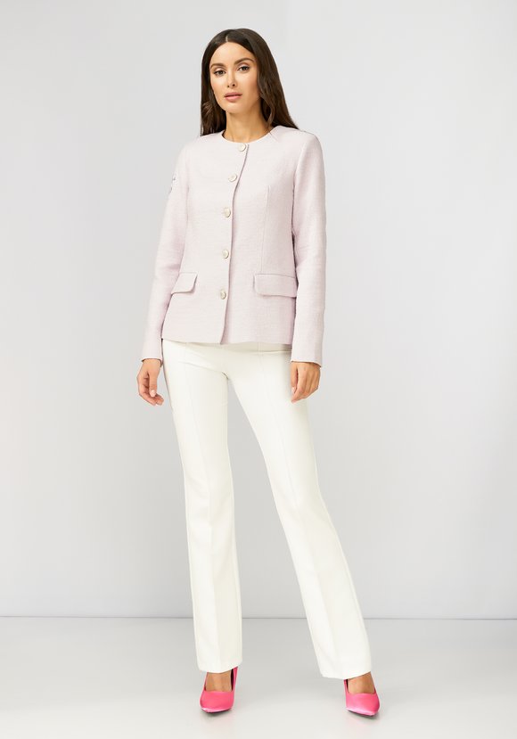 Жакет с вышивкой на рукаве шир.  580, рис. 8