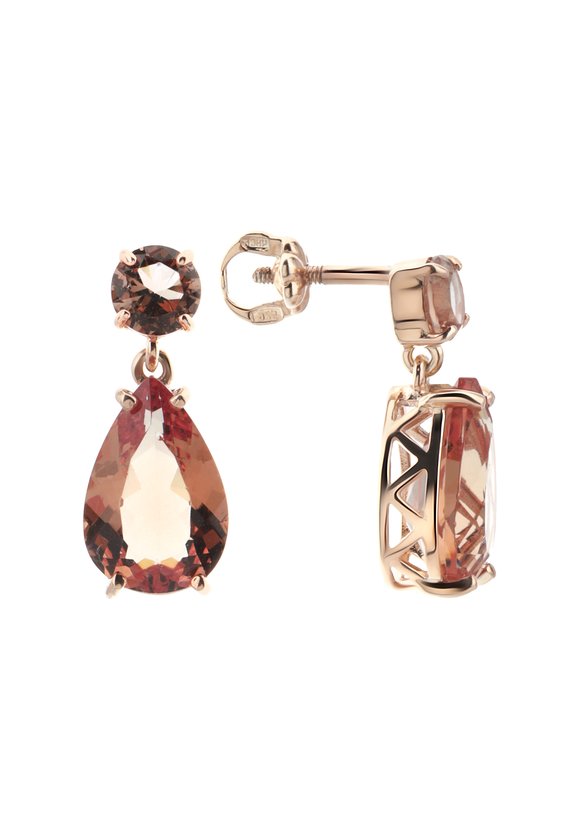 Серебряные серьги Звезда Голливуда шир.  580, рис. 6