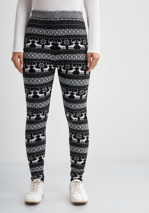 Лосины с принтом утепленные на меху шир.  580, рис. 16