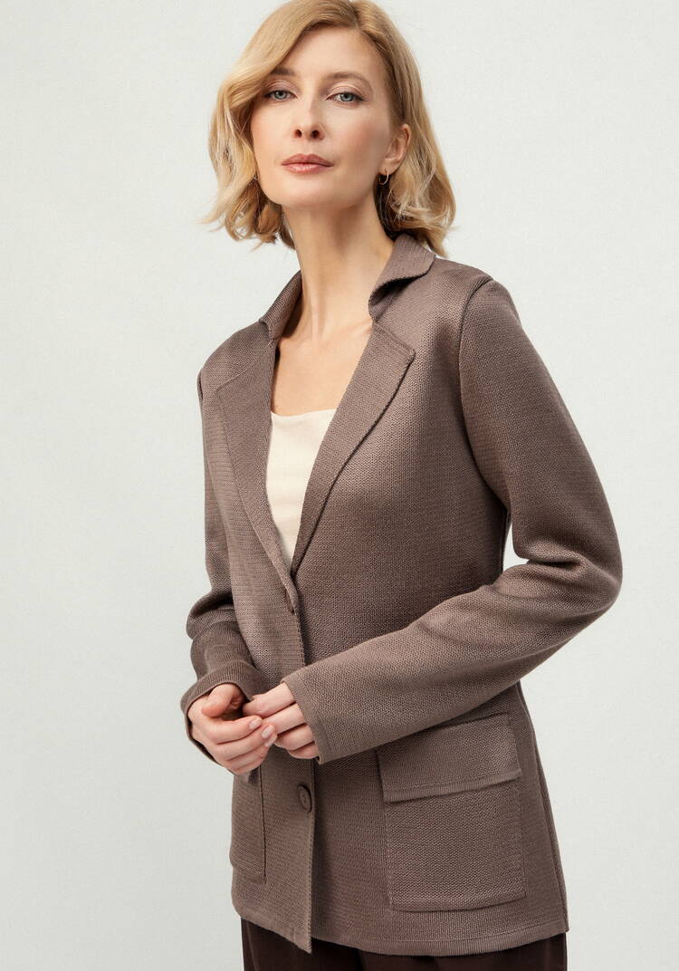 Пиджак с английским воротником шир.  750, рис. 15