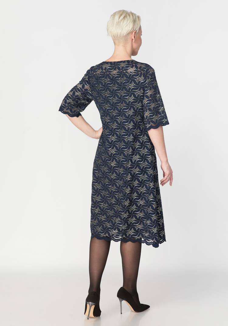 Платье из кружевного полотна Зоя шир.  750, рис. 9