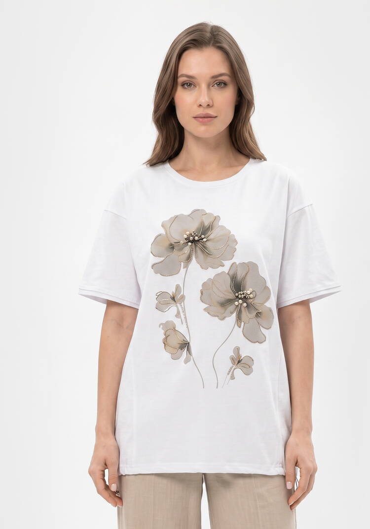 Футболка Цветочное настроение шир.  750, рис. 6