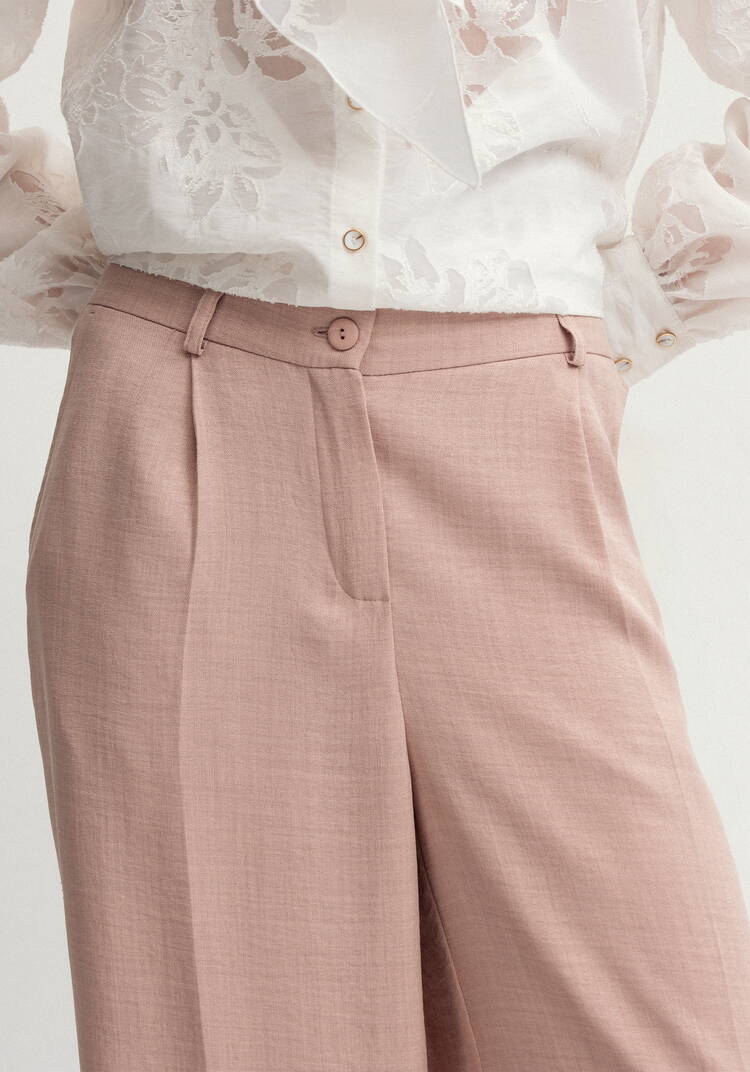 Брюки прямые со стрелками Оливия шир.  750, рис. 4