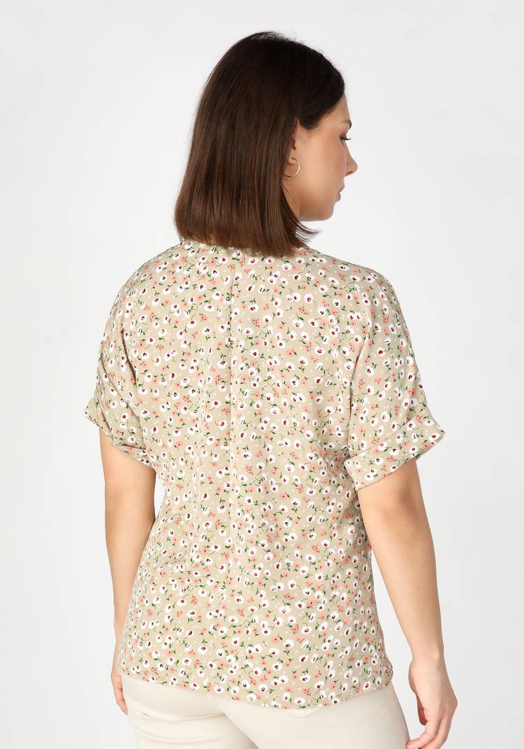 Блуза с цветочным принтом Оливия шир.  750, рис. 14