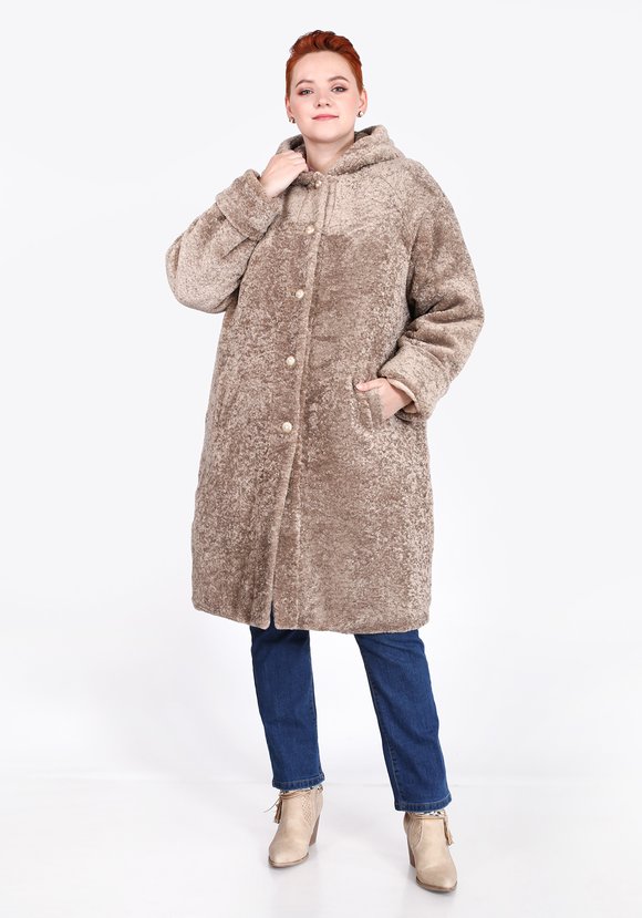 Меховое пальто Обыкновенное чудо шир.  580, рис. 1