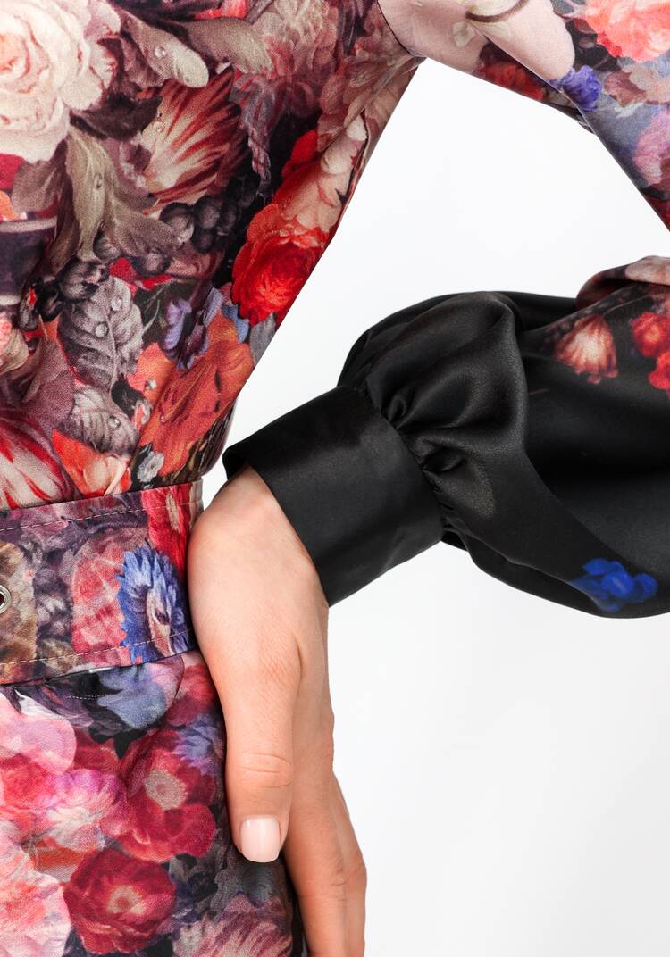 Платье с градиентным цветным рисунком шир.  750, рис. 17