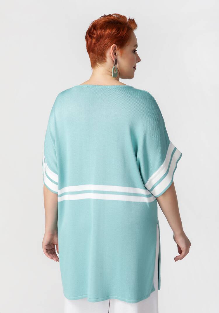 Туника с эффектными полосами шир.  750, рис. 4