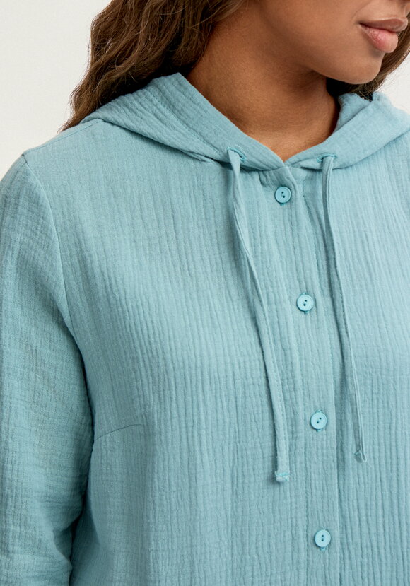 Пыльник с капюшоном свободного силуэта шир.  580, рис. 24