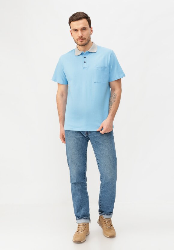 Футболка поло мужская шир.  580, рис. 2