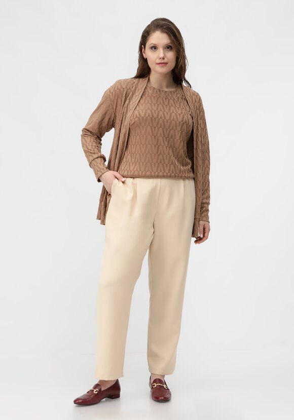 Брюки с карманами и резинкой на поясе шир.  580, рис. 12