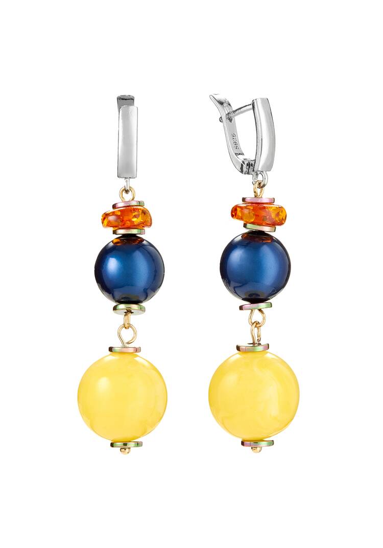 Серьги Летний день шир.  750, рис. 1