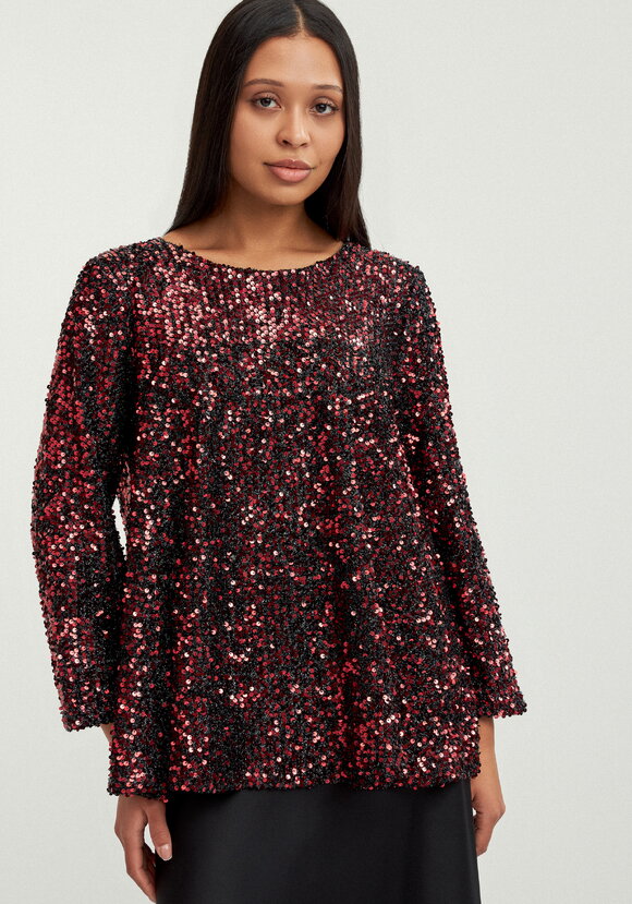 Блуза с мерцающими пайетками шир.  580, рис. 12