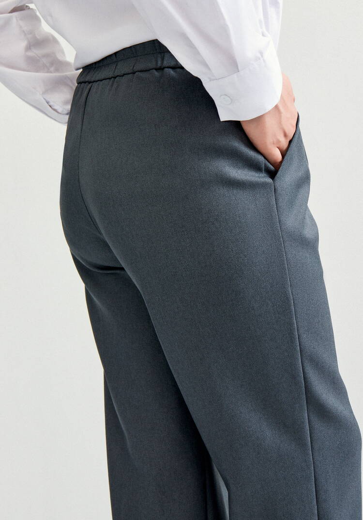 Брюки с защипами прямые шир.  750, рис. 9