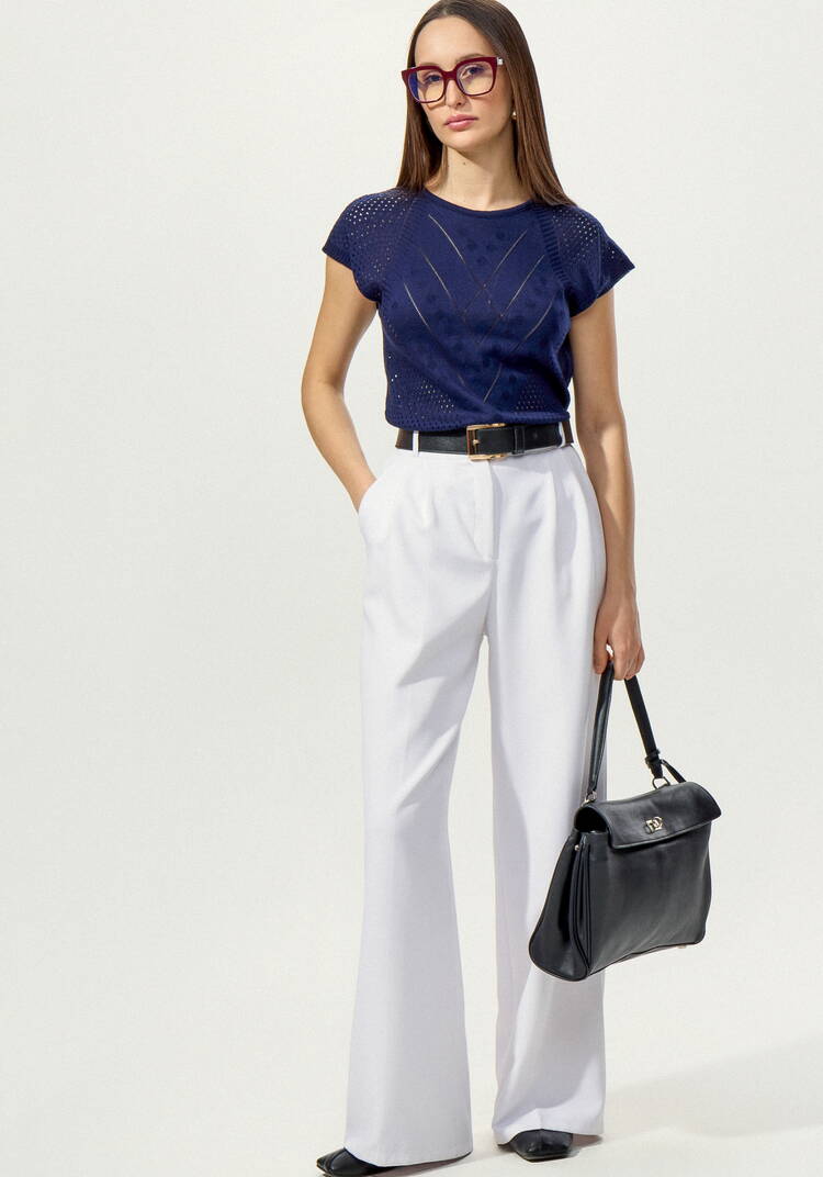 Футболка ажурная с графичным рисунком шир.  750, рис. 22