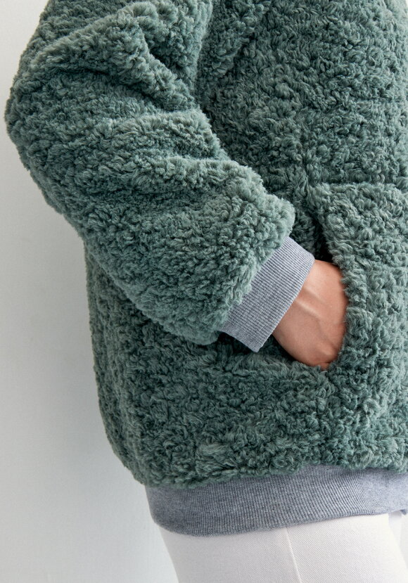 Бомбер на молнии в стиле тедди шир.  580, рис. 5