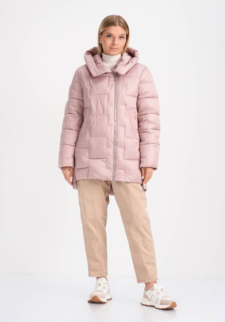 Куртка из мерцающей ткани с капюшоном шир.  750, рис. 18