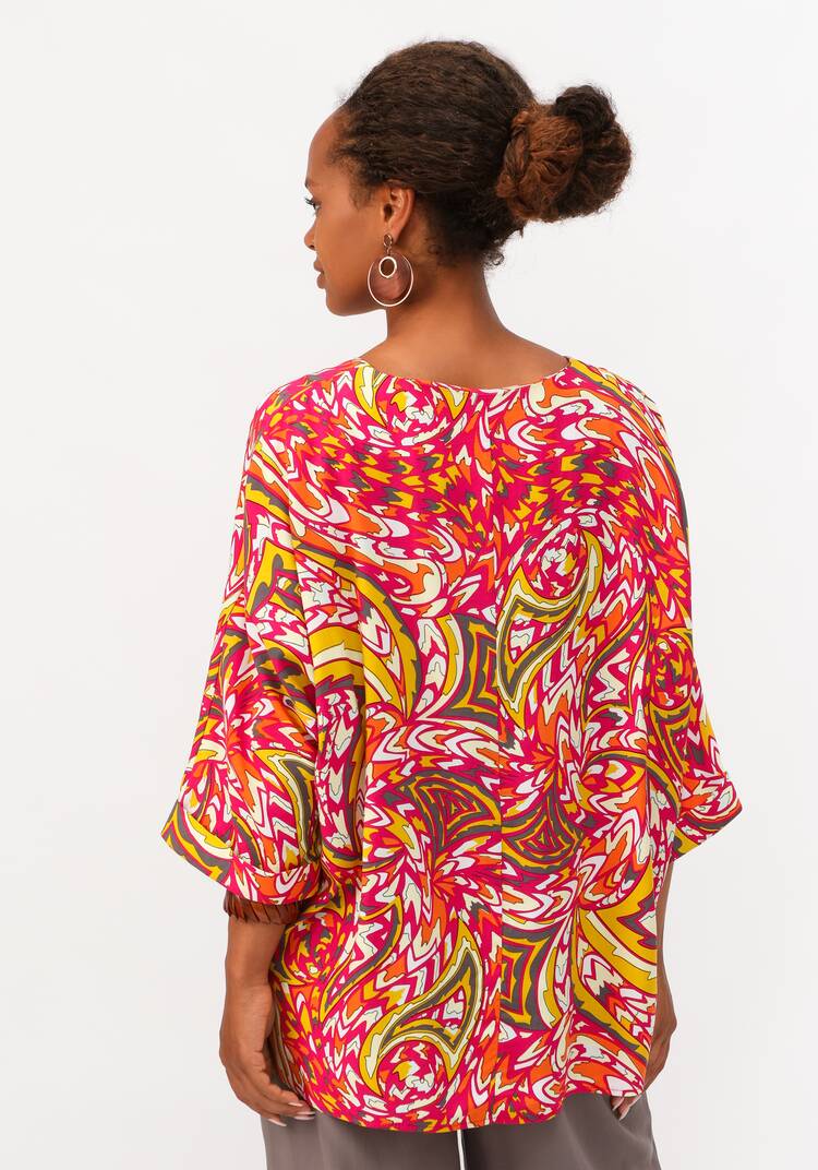 Блуза  с цельнокроеным рукавом шир.  750, рис. 20