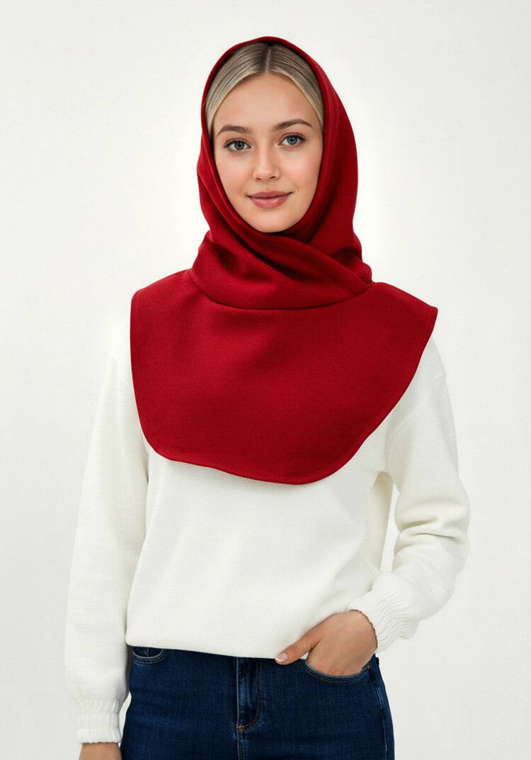 Капор с манишкой из флиса шир.  750, рис. 11