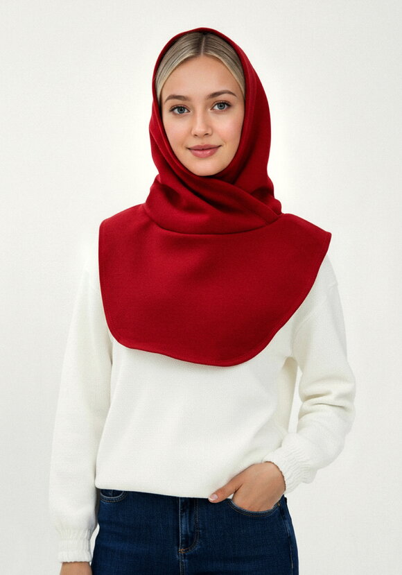 Капор с манишкой из флиса шир.  580, рис. 11