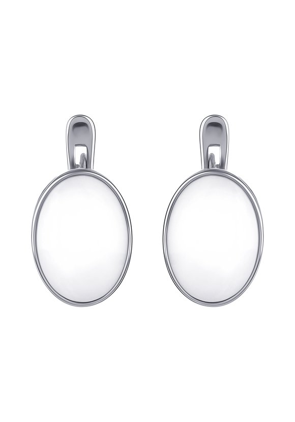 Серебряные серьги Манящее море шир.  580, рис. 1