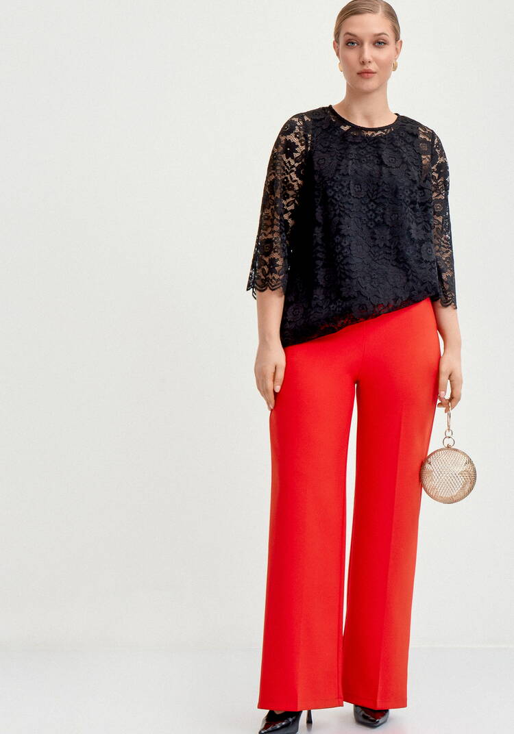 Туника из кружева с топом шир.  750, рис. 33