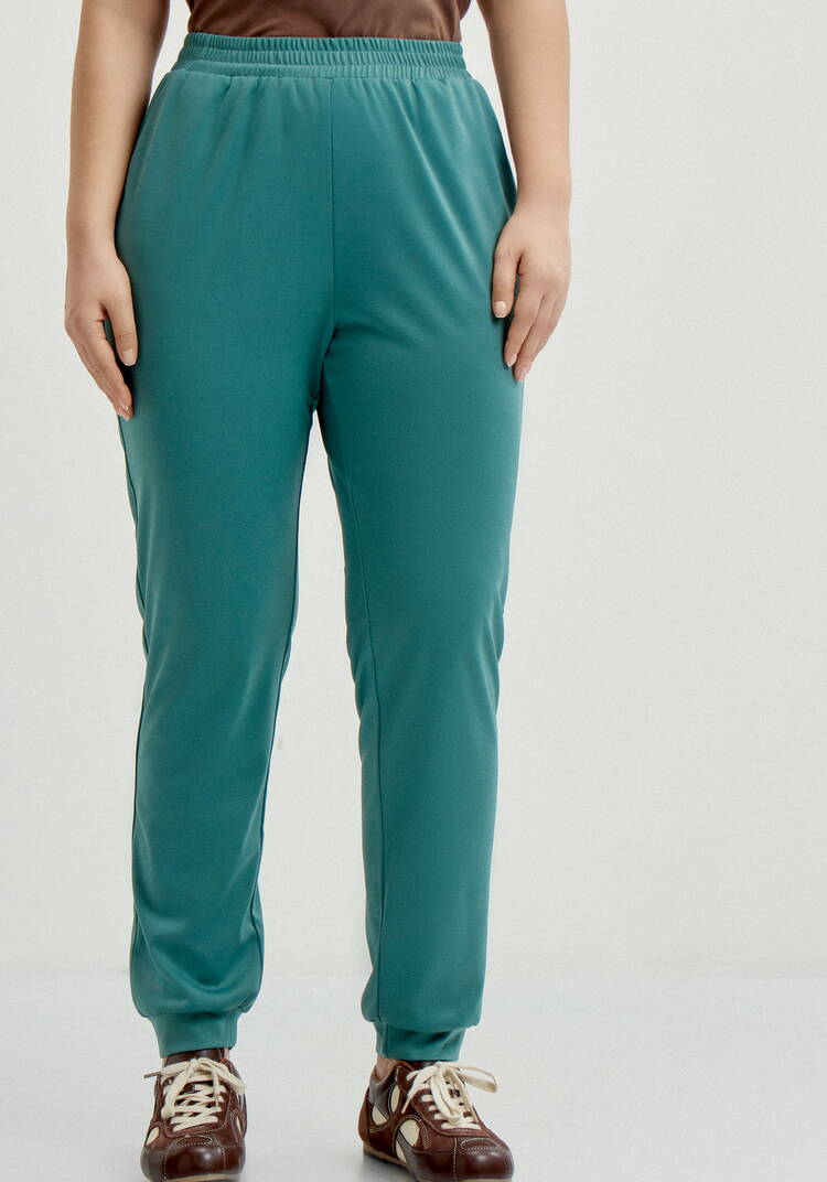 Брюки спортивные из трикотажа шир.  750, рис. 4