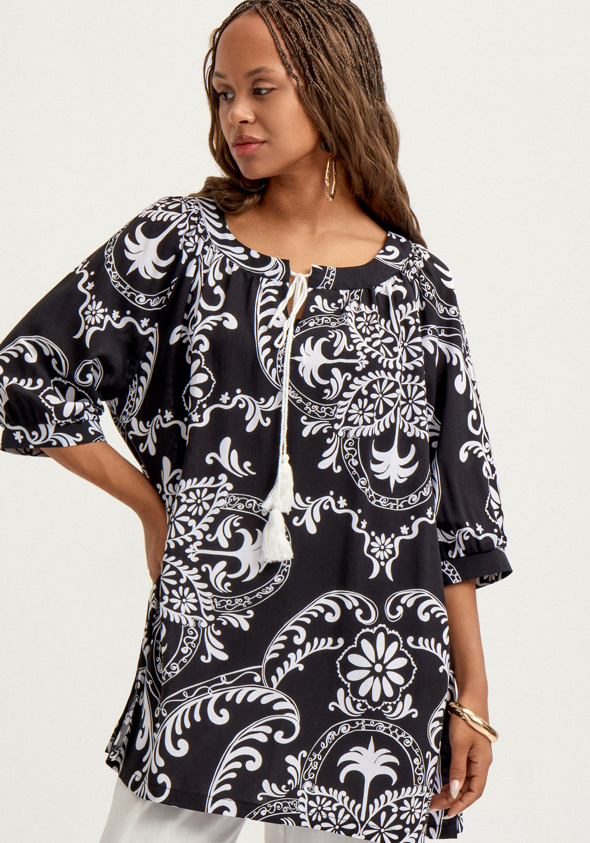 Блуза с рукавом реглан