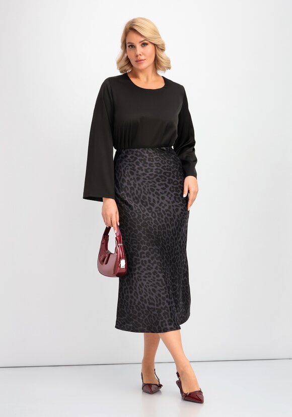 Блуза свободного кроя с шелком шир.  580, рис. 19