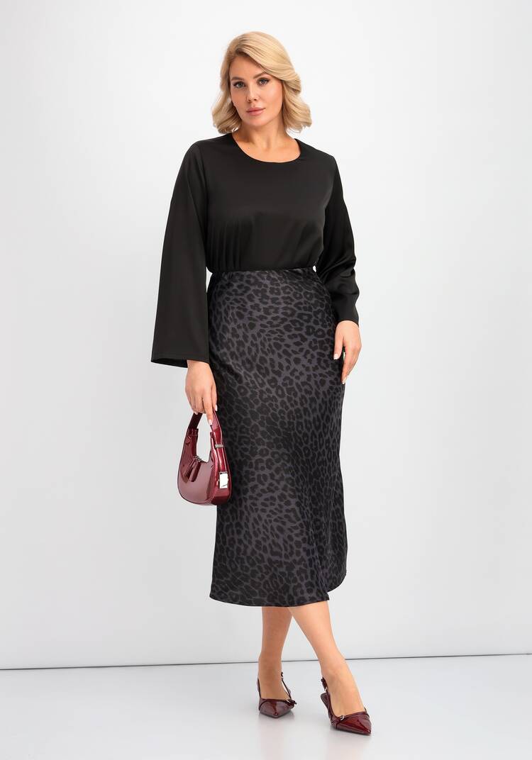 Блуза свободного кроя с шелком шир.  750, рис. 19