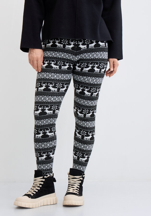 Лосины с принтом утепленные на меху шир.  580, рис. 14