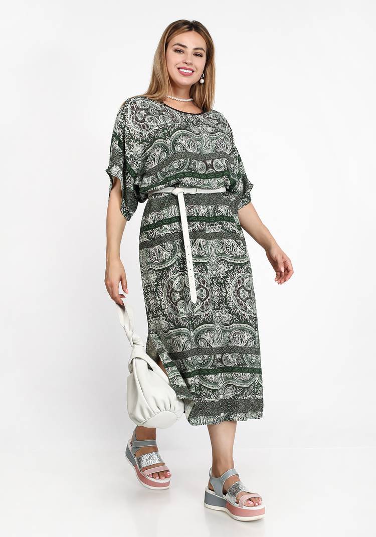 Платье Стильный узор шир.  750, рис. 3