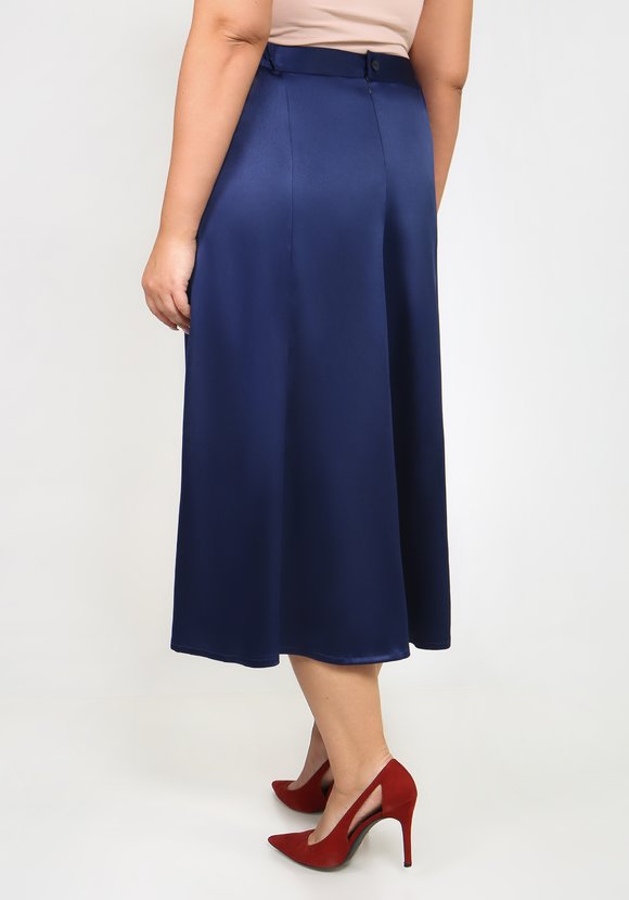Юбка миди А-силуэта купить со скидкой в интернет-магазине Леомакс