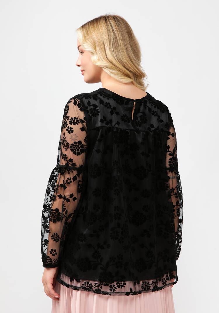 Блуза с шитьем на сетке шир.  750, рис. 10