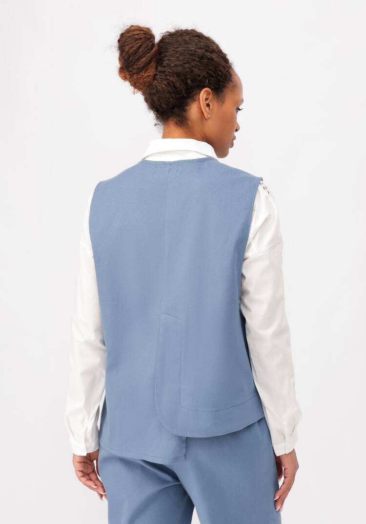 Жилет с асимметричной застёжкой шир.  750, рис. 9