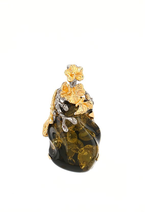 Подвеска серебряная Вечерние грезы шир.  580, рис. 1