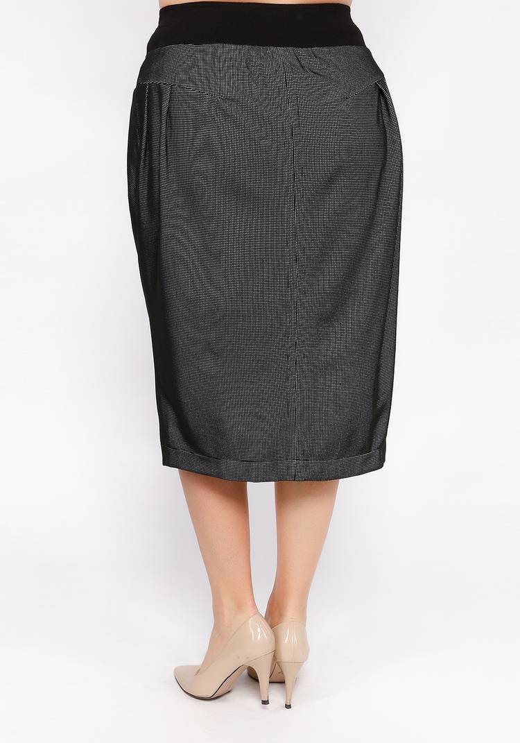 Юбка на резинке со сборкой на карманах шир.  750, рис. 6